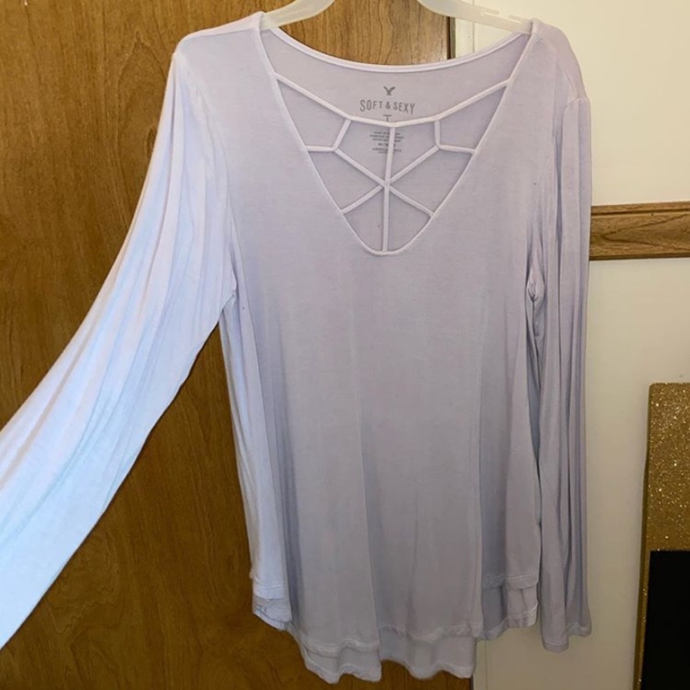 Long sleeve soft & sexy shirt
